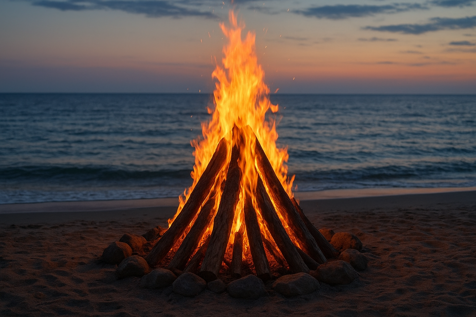 Falò - img creata con l'IA