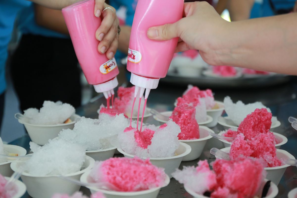 decorazione coppette gelato